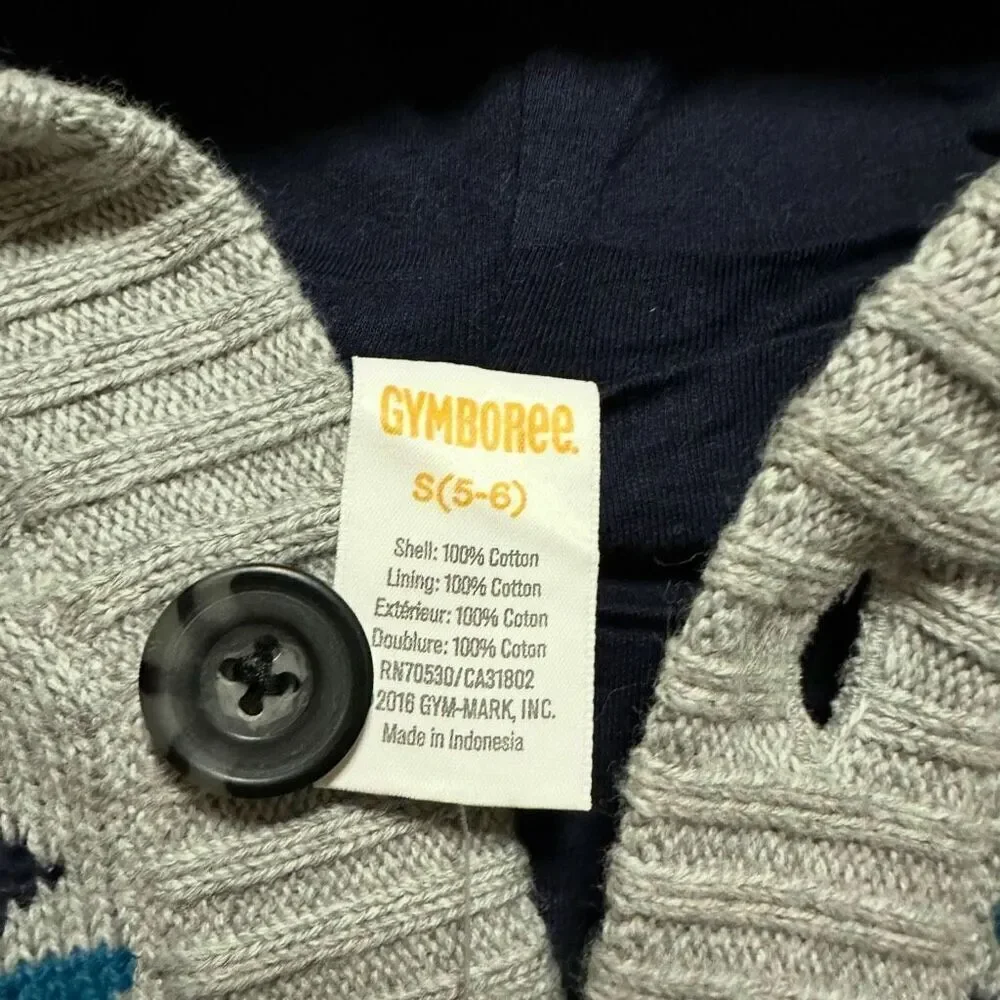 NWT Gymboree button up sweater small 5/6